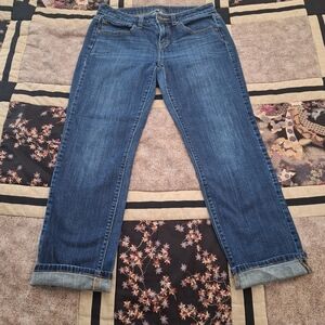 Jennifer Lopez Premium "Boyfriend" Ankle Blue Jeans Size 2